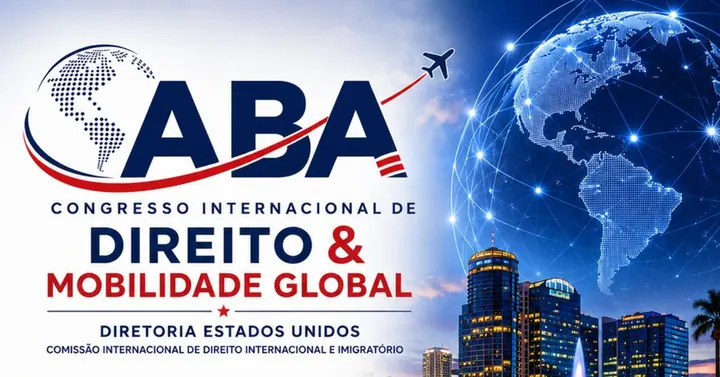 Banner do evento Congresso Internacional de Direito e Mobilidade Global
